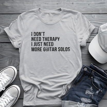 Guitar Solo Therapy Tee 🎸 Funny Guitarist Shirt