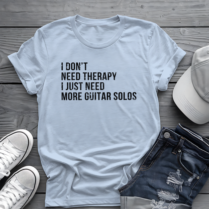 Guitar Solo Therapy Tee 🎸 Funny Guitarist Shirt