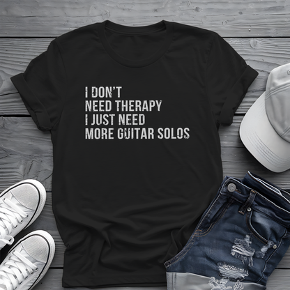 Guitar Solo Therapy Tee 🎸 Funny Guitarist Shirt