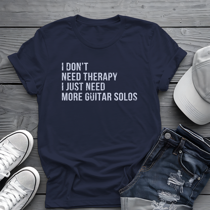 Guitar Solo Therapy Tee 🎸 Funny Guitarist Shirt