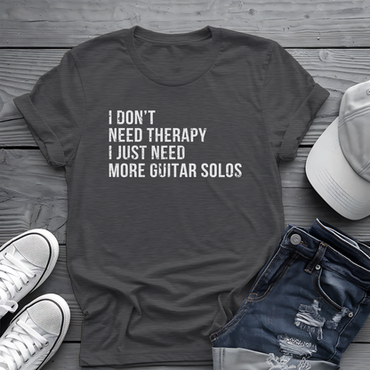 Guitar Solo Therapy Tee 🎸 Funny Guitarist Shirt