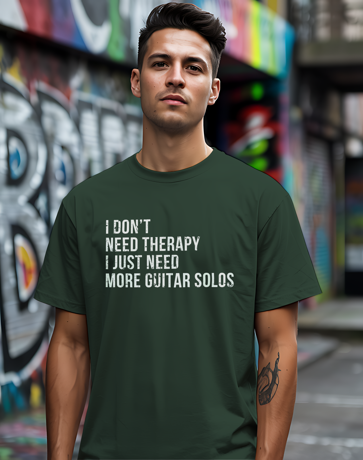 Guitar Solo Therapy Tee 🎸 Funny Guitarist Shirt