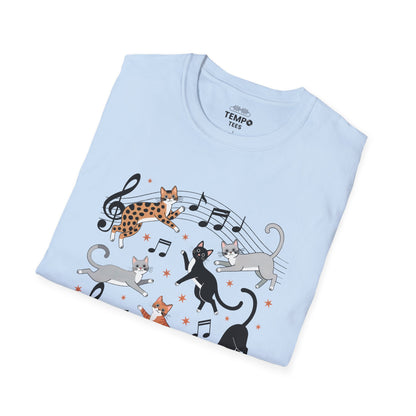 Musical Cats Tee 🎶 Meowsical Funny Cat Lover Shirt