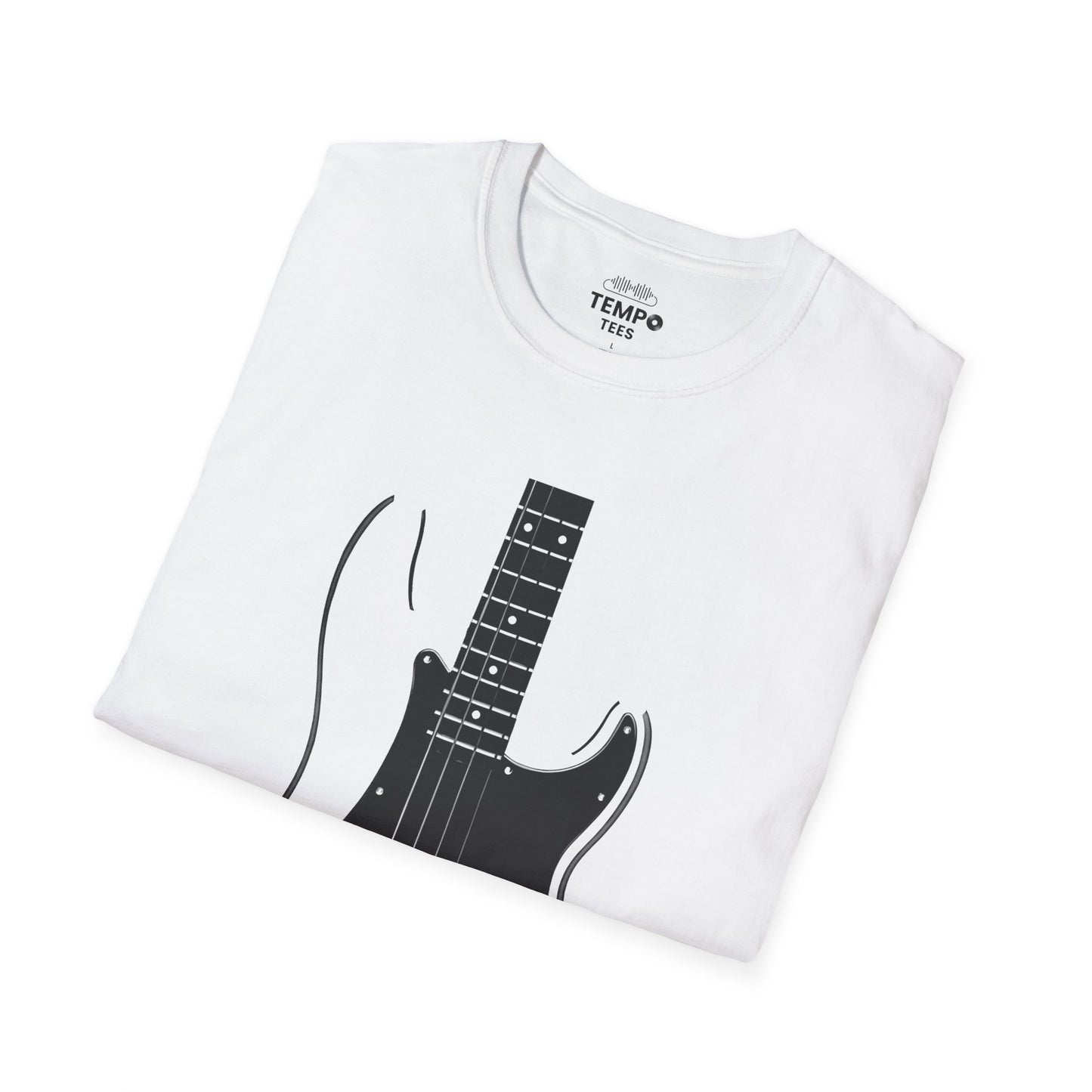 Minimalist Bass Tee 🎸 Clean Music Shirt - Bass Player Gift