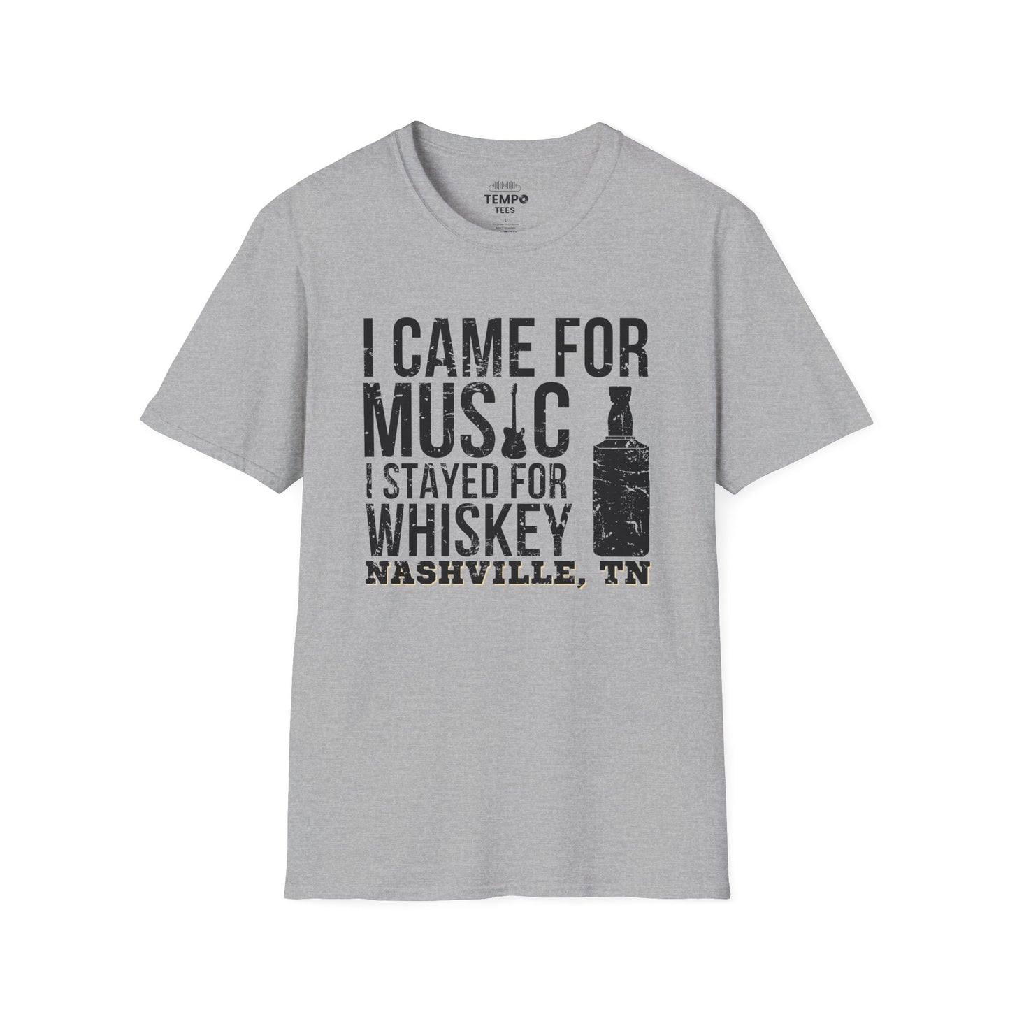 Music City Whiskey Tee 🎸🥃 Funny Nashville Shirt