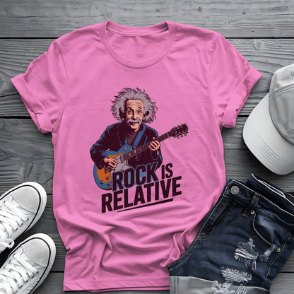 Einstein Rock Tee 🎸 Funny Science Music Shirt - Guitar Humor