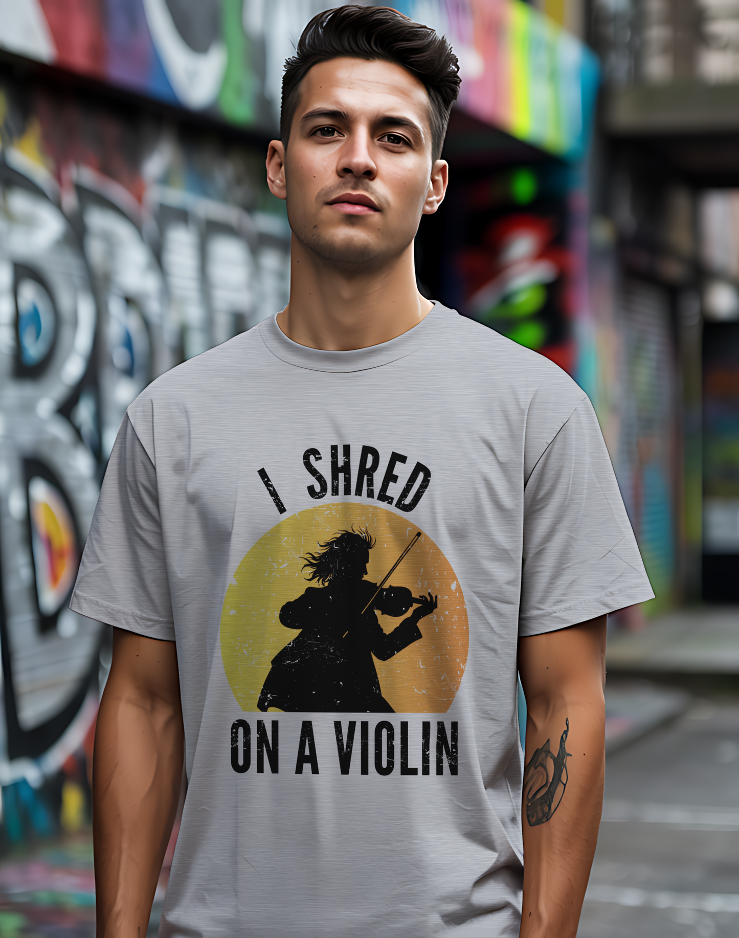 I Shred On A Violin Tee 🎻 Funny Violinist Shirt