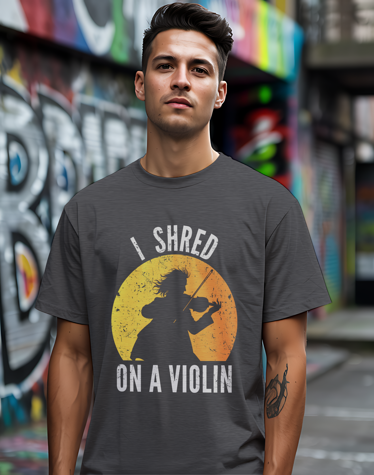 I Shred On A Violin Tee 🎻 Funny Violinist Shirt