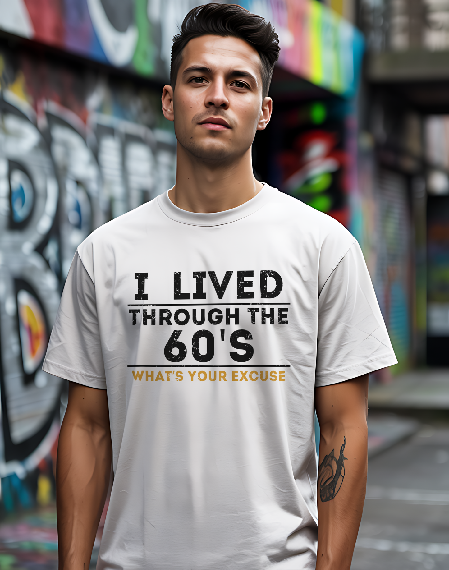 I Lived Through The 60's Tee ✌️ Vintage Humor Shirt