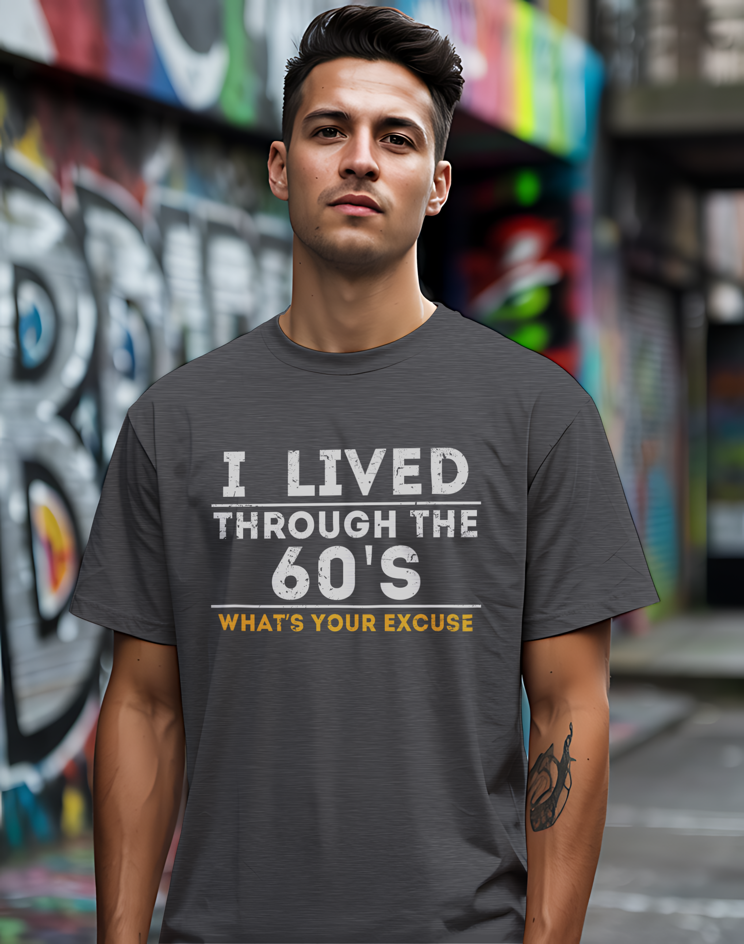I Lived Through The 60's Tee ✌️ Vintage Humor Shirt