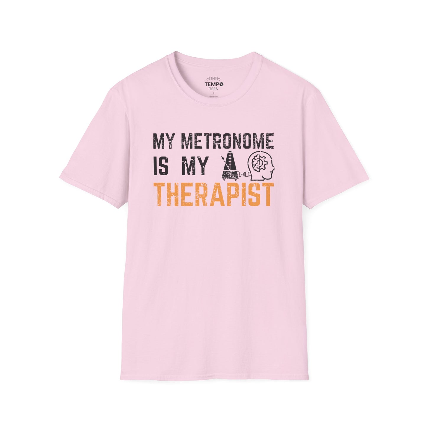 Metronome Therapist Tee 🎶 Funny Musician Shirt - Music Humor Gift