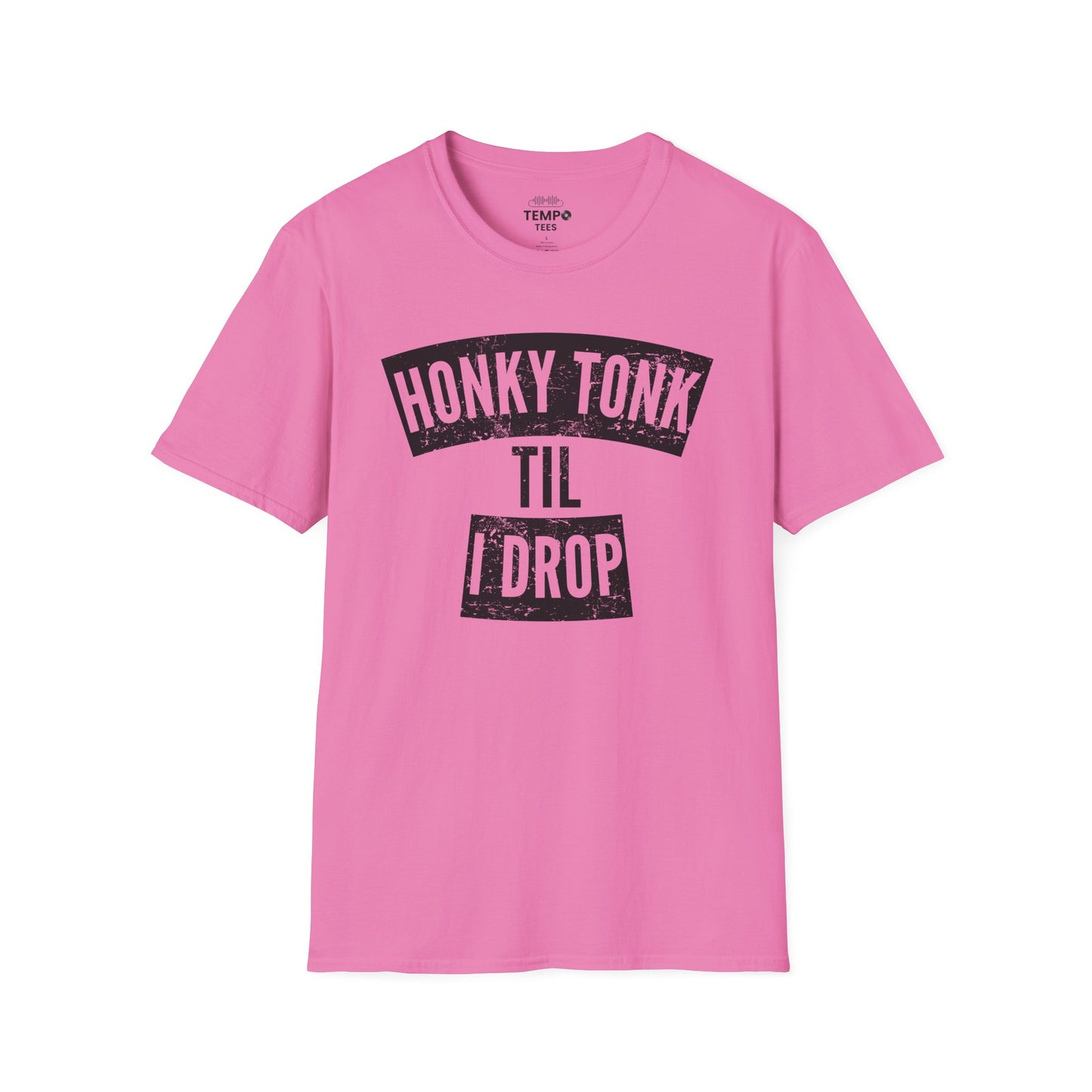 Honky Tonk Til I Drop Tee 🎸 Funny Country Music Shirt