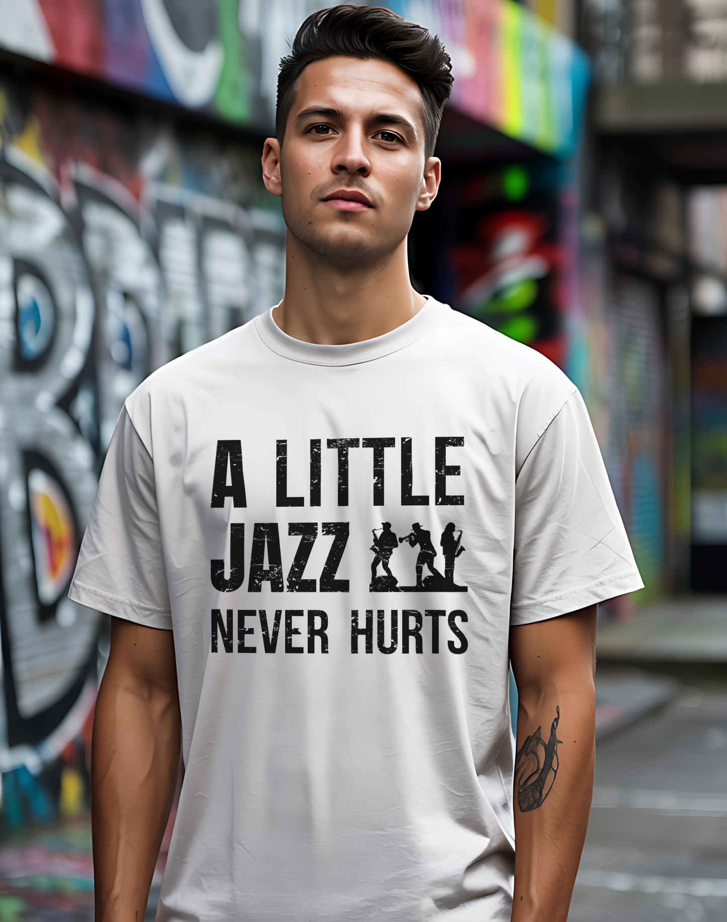 A Little Jazz Tee 🎷 Funny Jazz Music Shirt - Jazz Lover Gift