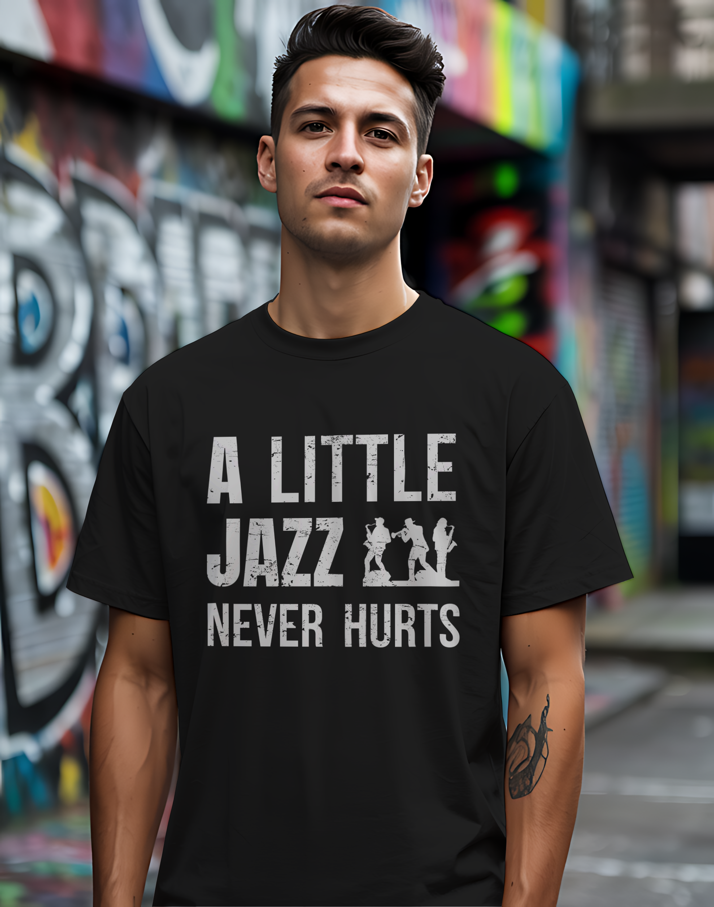 A Little Jazz Tee 🎷 Funny Jazz Music Shirt - Jazz Lover Gift