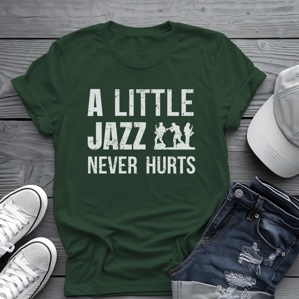 A Little Jazz Tee 🎷 Funny Jazz Music Shirt - Jazz Lover Gift
