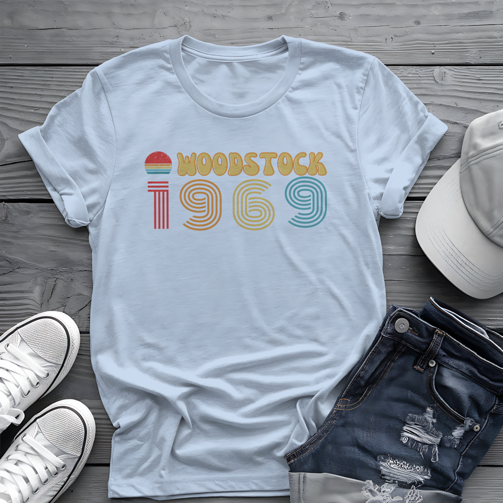 Woodstock 1969 Tee ☮️ Retro Music Festival Shirt