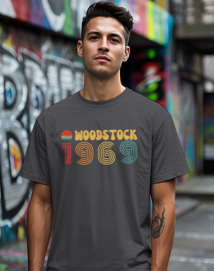 Woodstock 1969 Tee ☮️ Retro Music Festival Shirt