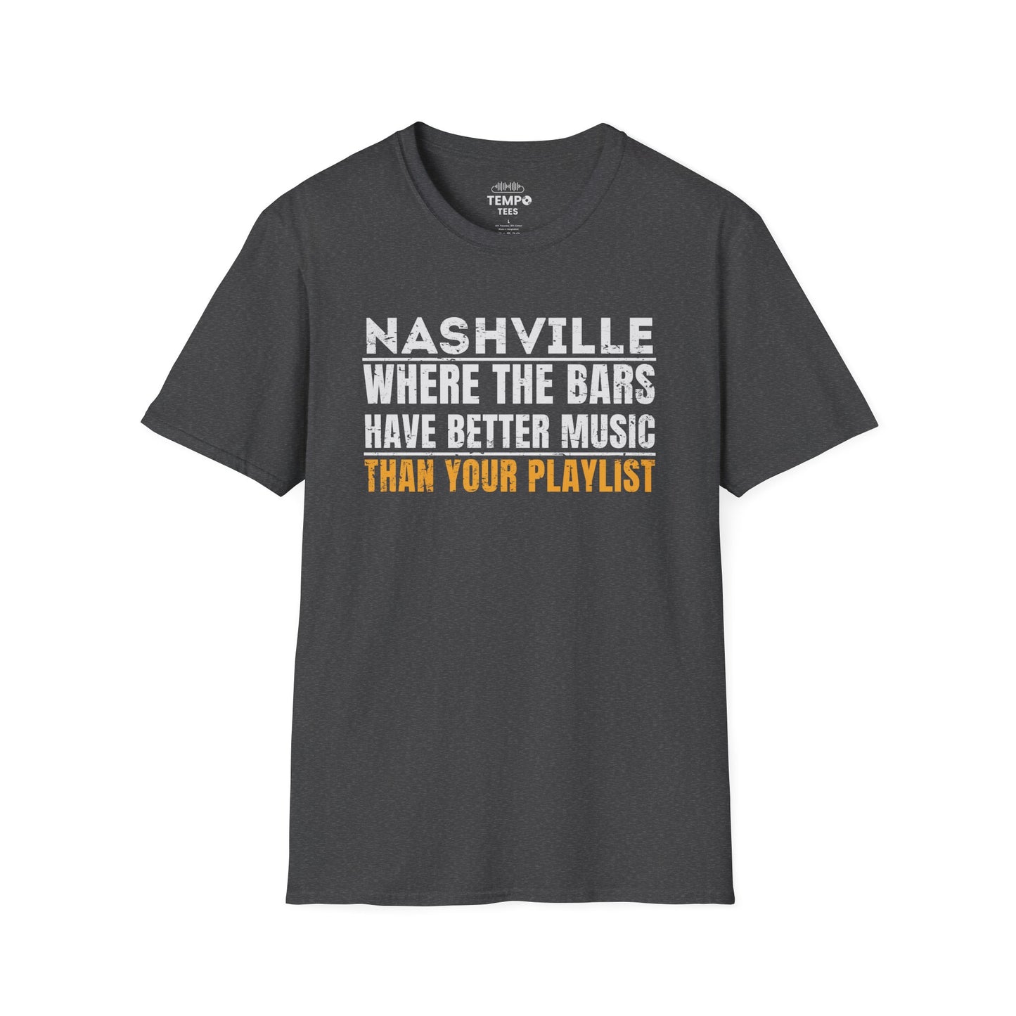 Nashville Live Music Tee 🎶 Funny Music City Shirt