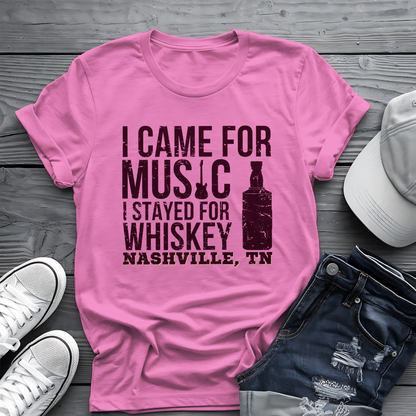 Music City Whiskey Tee 🎸🥃 Funny Nashville Shirt