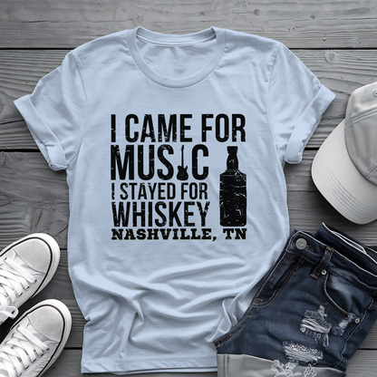Music City Whiskey Tee 🎸🥃 Funny Nashville Shirt