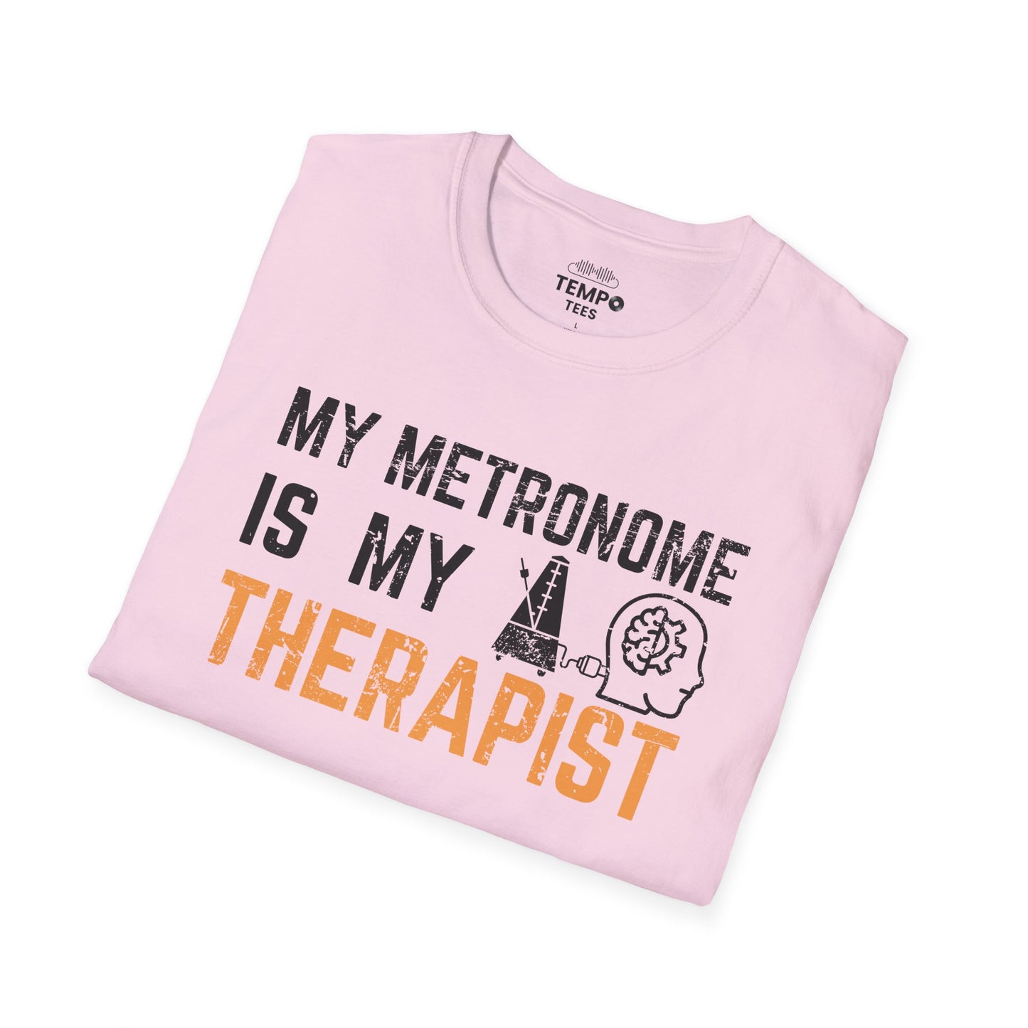 Metronome Therapist Tee 🎶 Funny Musician Shirt - Music Humor Gift