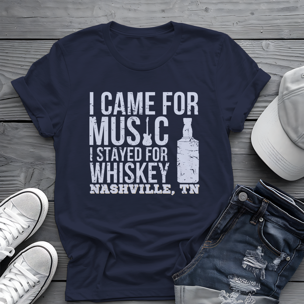 Music City Whiskey Tee 🎸🥃 Funny Nashville Shirt