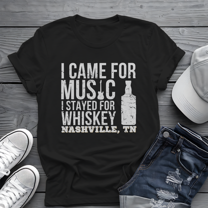 Music City Whiskey Tee 🎸🥃 Funny Nashville Shirt