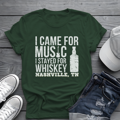 Music City Whiskey Tee 🎸🥃 Funny Nashville Shirt