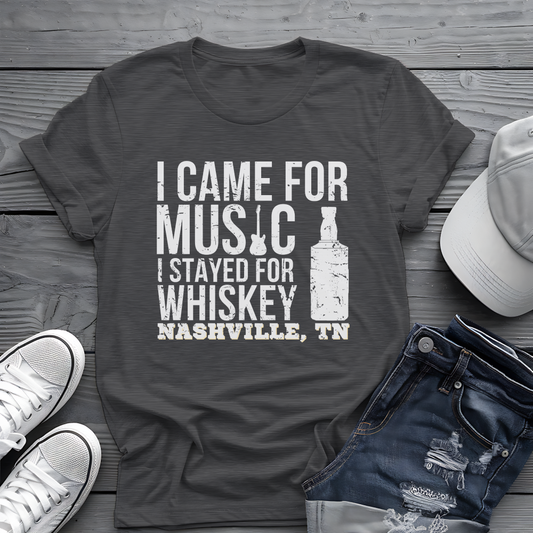 Music City Whiskey Tee 🎸🥃 Funny Nashville Shirt