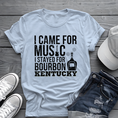 Kentucky Bourbon Tee 🎸🥃 Funny Music & Bourbon Shirt