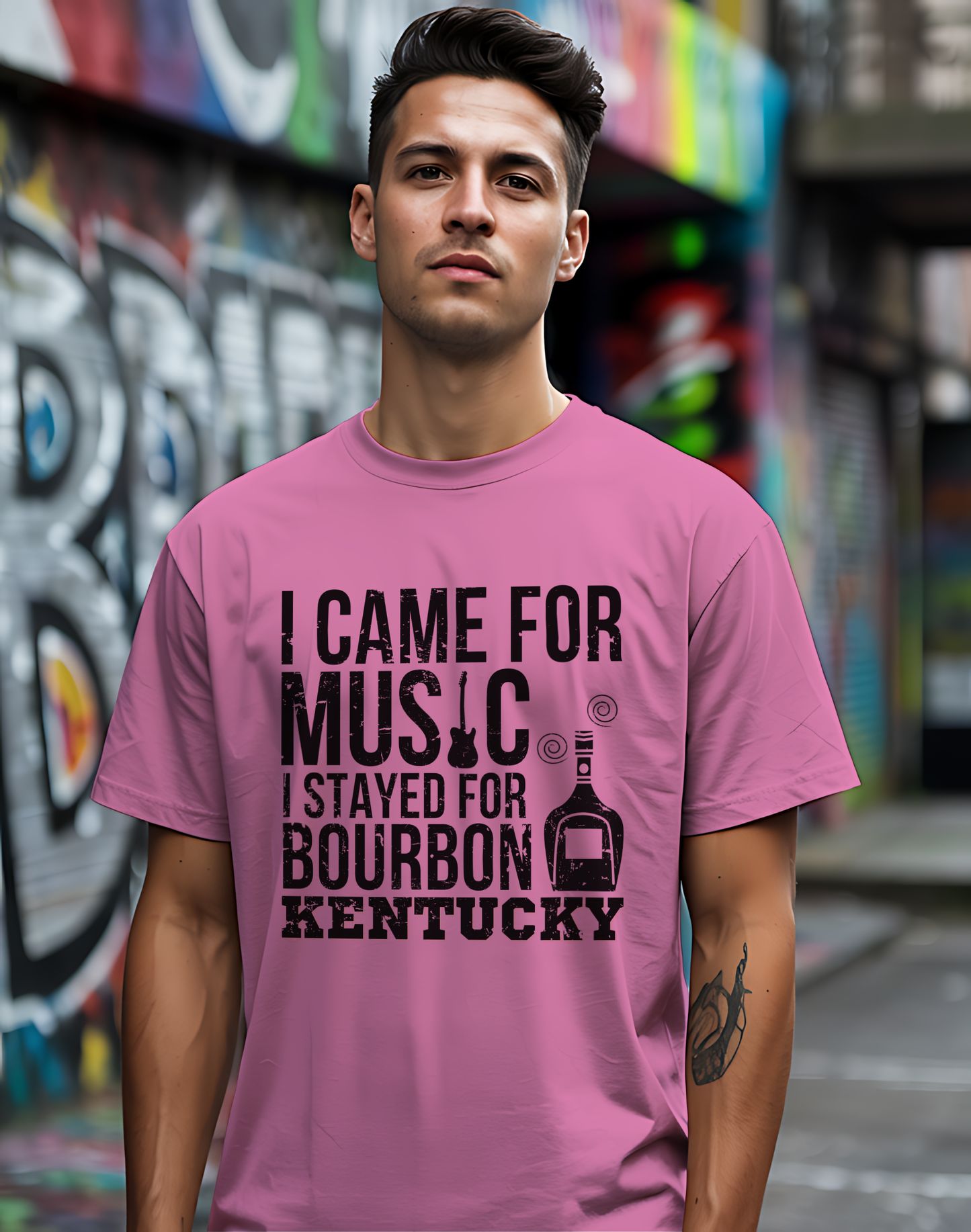 Kentucky Bourbon Tee 🎸🥃 Funny Music & Bourbon Shirt