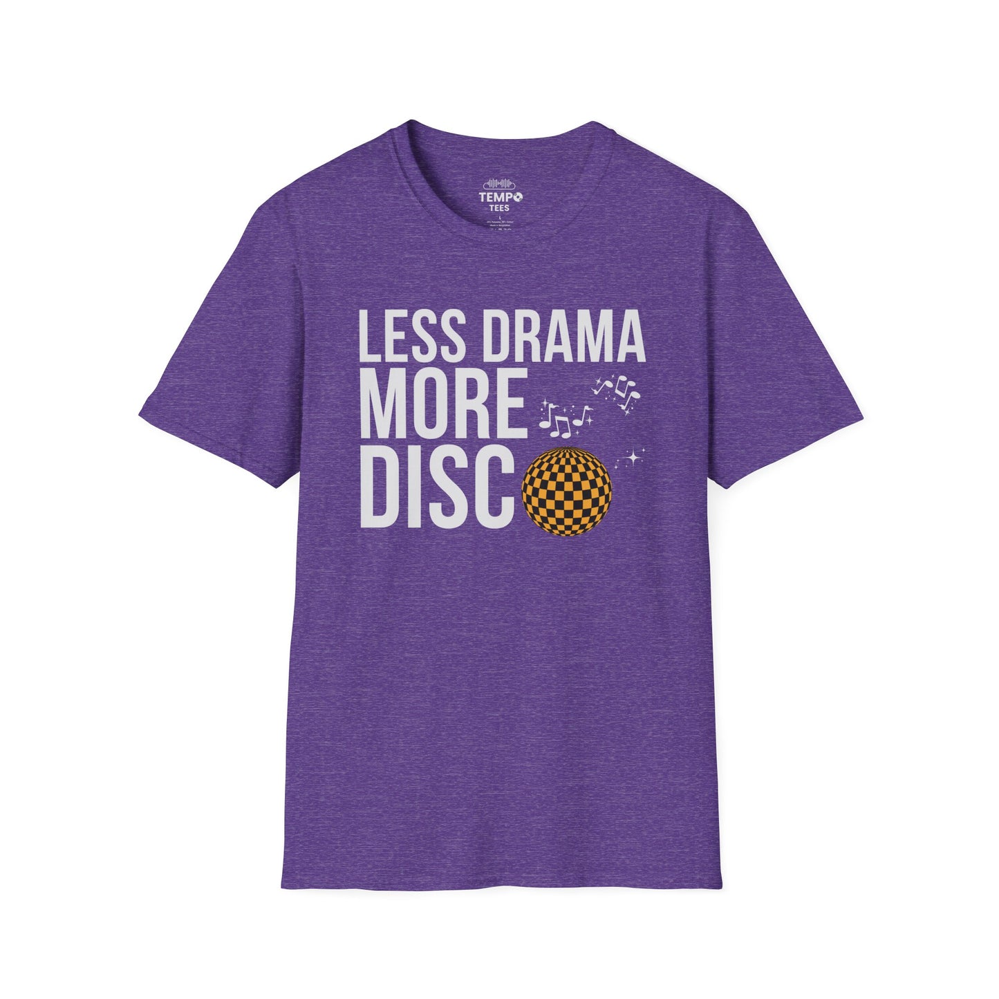 Less Drama More Disco Tee 🕺 Funny Retro 70s Shirt