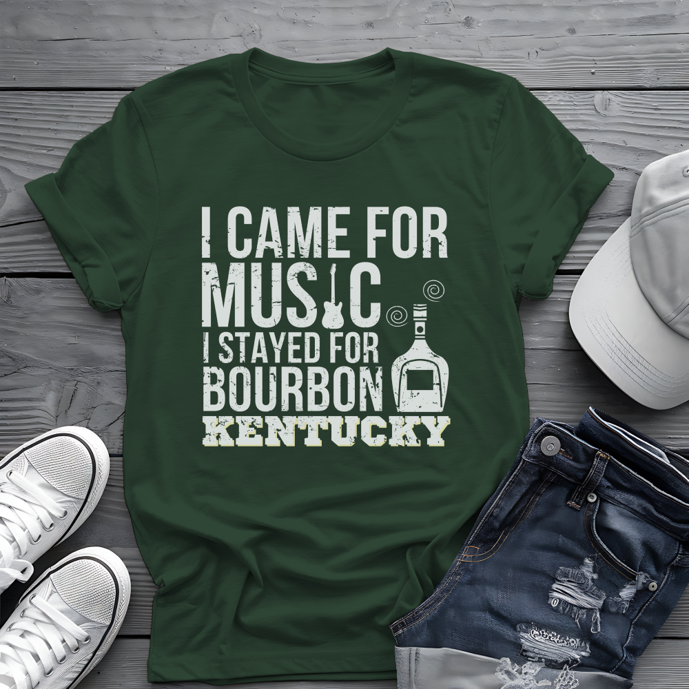 Kentucky Bourbon Tee 🎸🥃 Funny Music & Bourbon Shirt