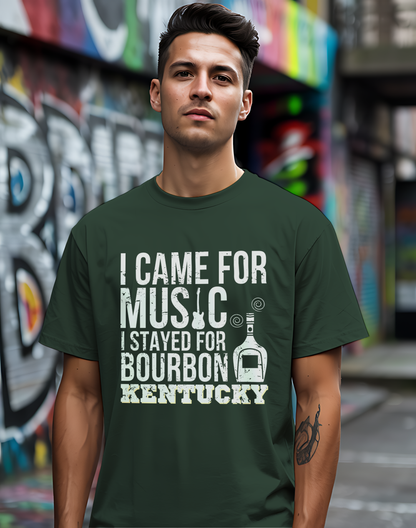 Kentucky Bourbon Tee 🎸🥃 Funny Music & Bourbon Shirt