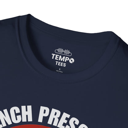 Bench Press Beat Tee 🏋️‍♂️ Music Workout Shirt